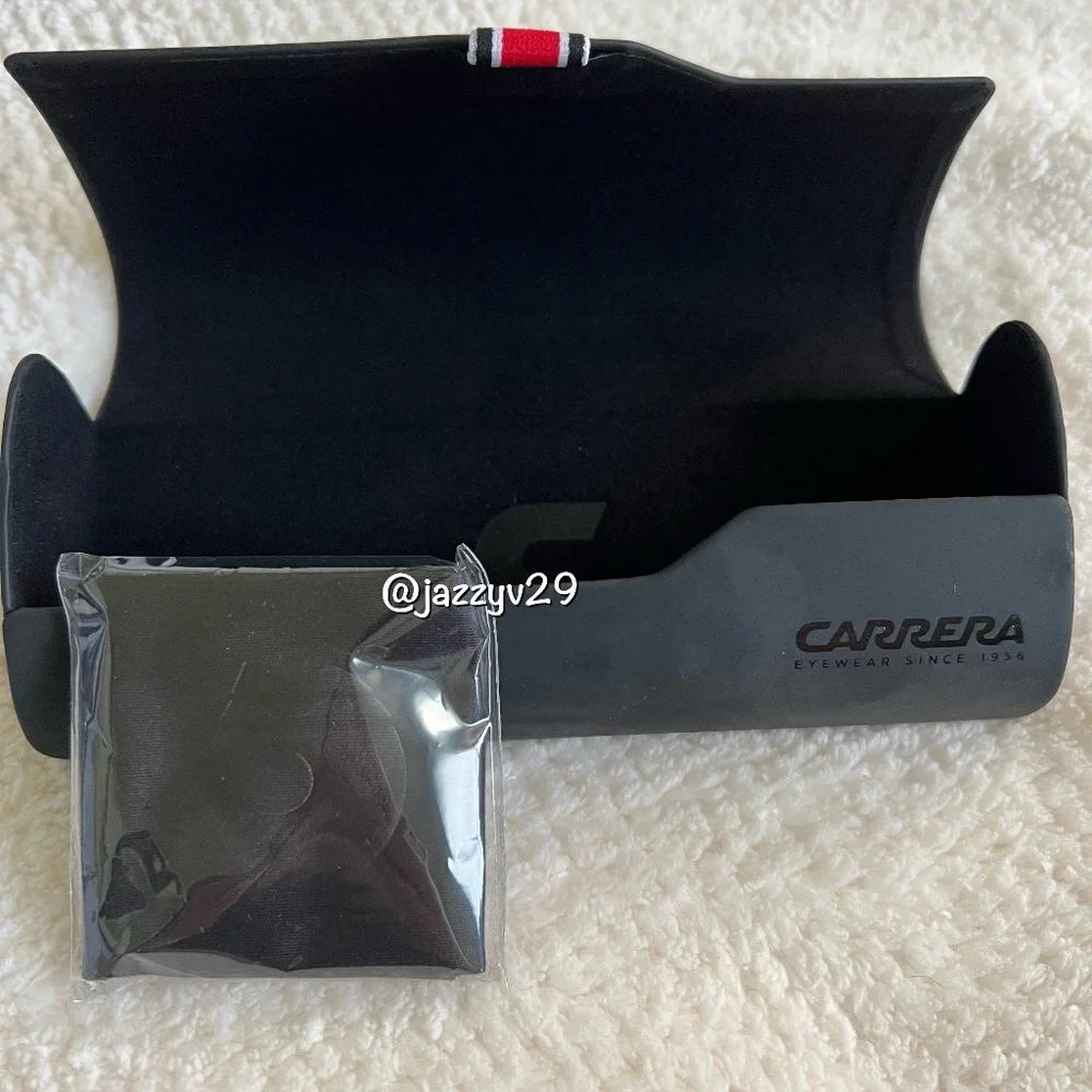 🖤Carrera Black Clamshell Sunglasses/Eyeglasses Case🖤